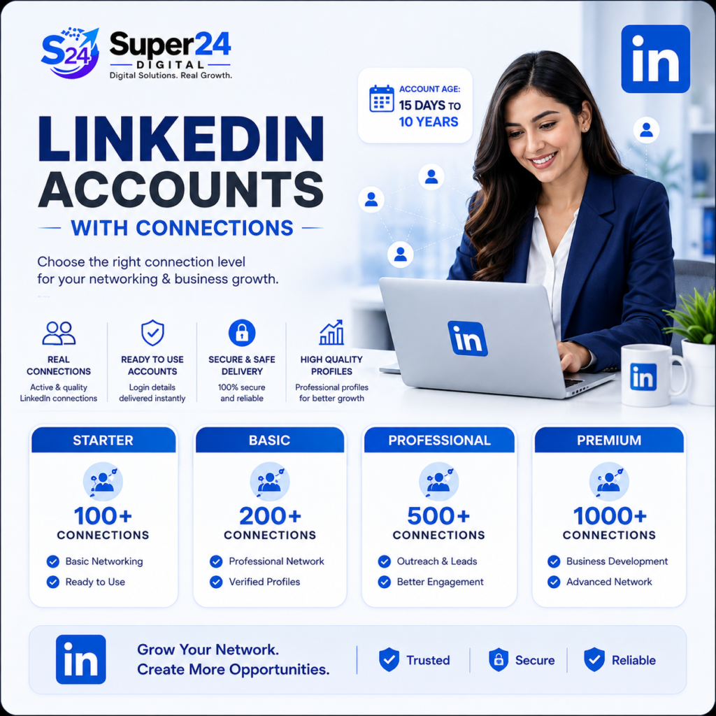 LinkedIn Accounts with Connections